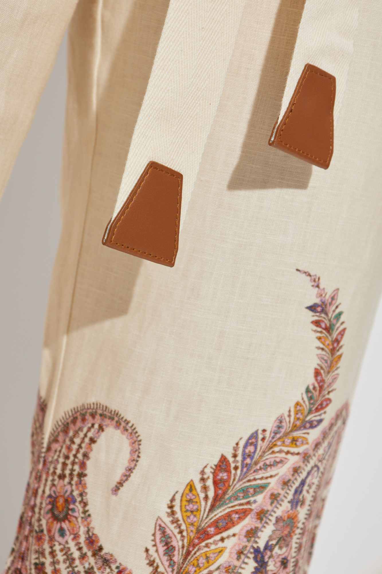 Cream Printed trousers Zimmermann - Vitkac AS